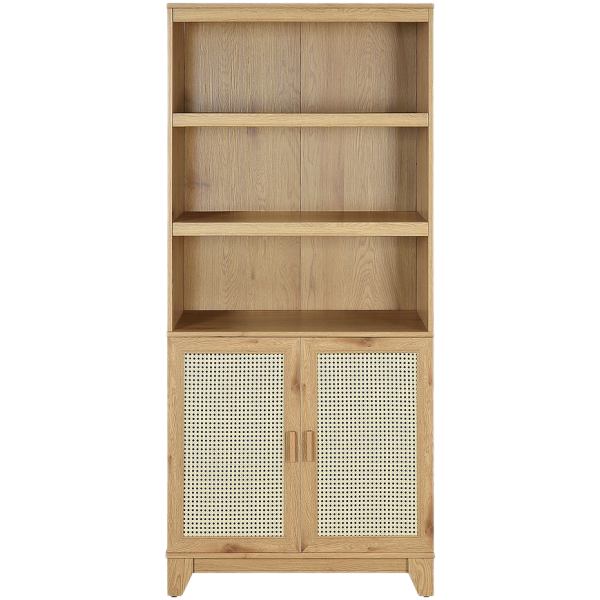 Sheridan 31" Bookcase Cabinet in Natural (7-Shelf)