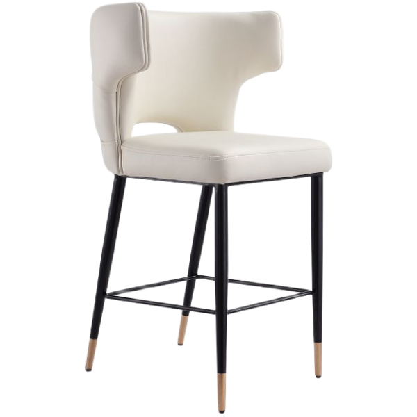 Holguin  Counter Stool in Cream