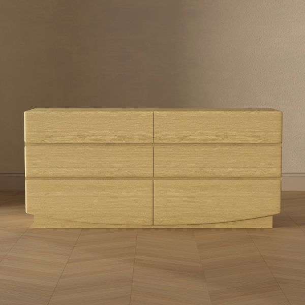 Ardea 72" Dresser in Natural Oak (6-Drawer)