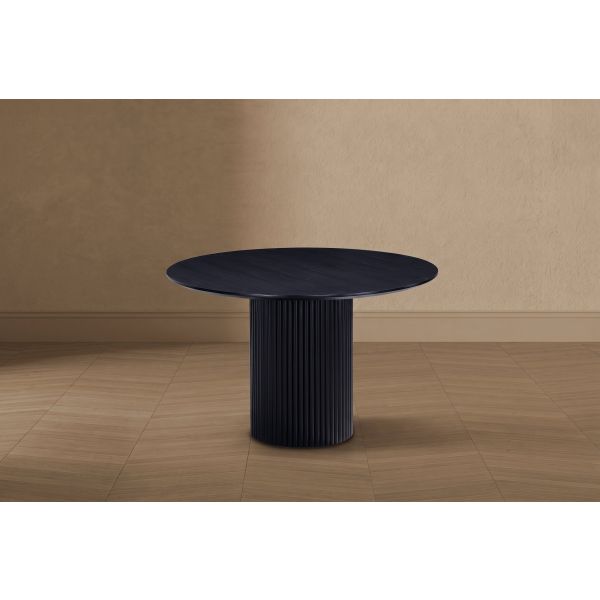 Hathaway 47" Round Dining Table in Black