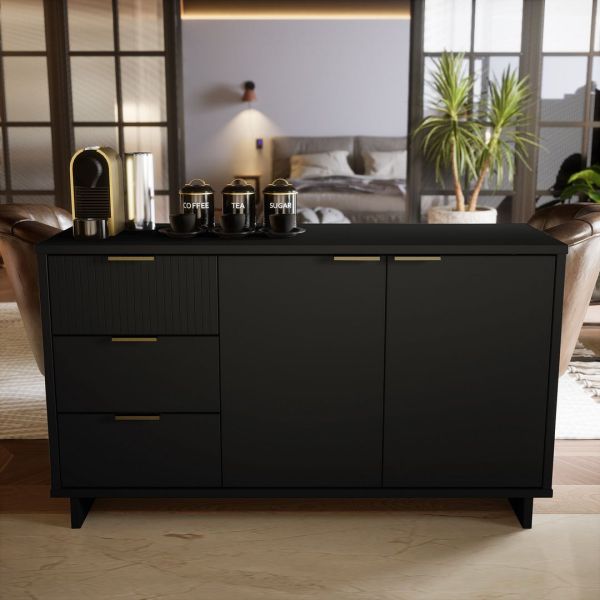 Granville 55" Sideboard in Black