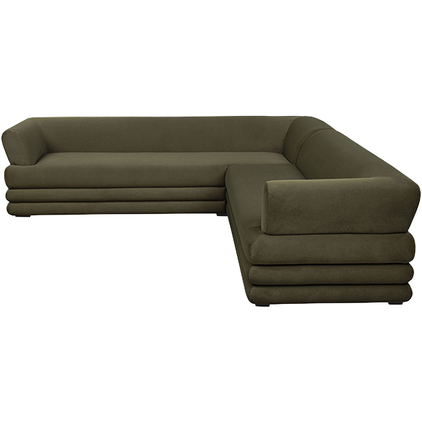 Royal 2-Piece Sectional in Green