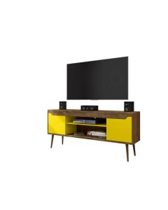 Bradley 62.99 TV Stand with 2 Media Shelves and 2 Storage Shelves