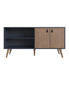 Amber 53.7 TV Stand with Faux Leather Handles