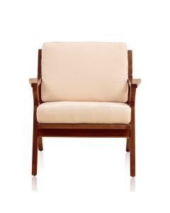 Martelle Twill Weave Accent Chair