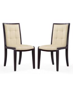 Executor Faux Leather Dining Chairs (Set of Two)