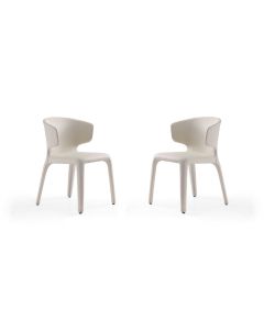 Conrad Faux Leather Dining Chair (Set of 2)