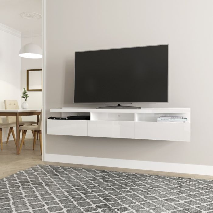 Cabrini 71.25" Half Floating Entertainment Center