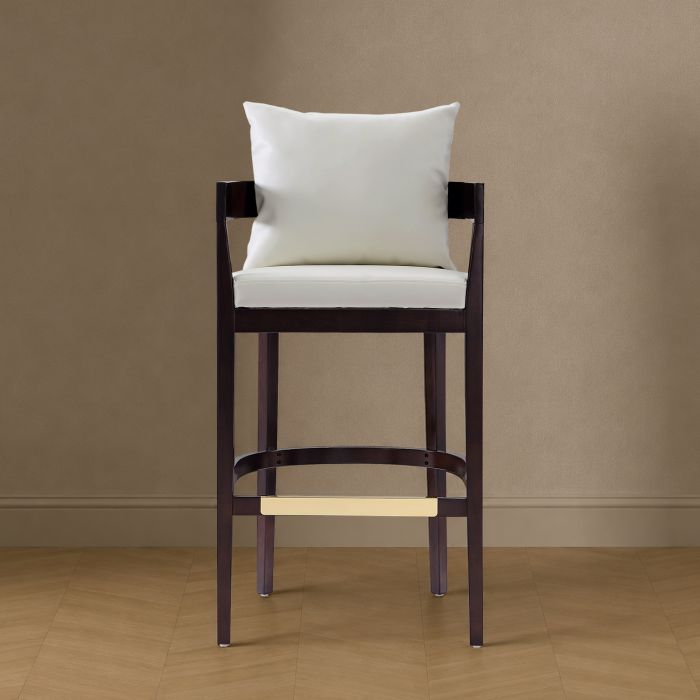 Ritz Wood Upholstered Barstool