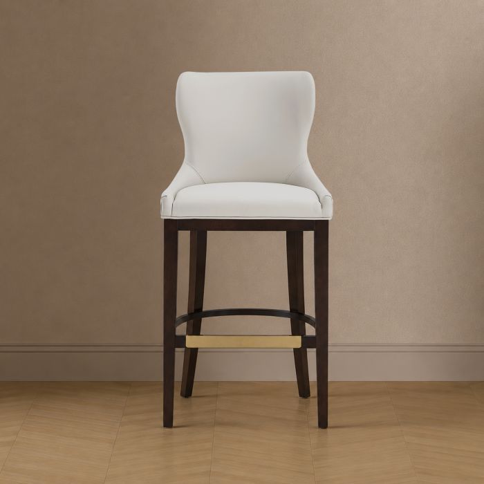 Blair Wood Upholstered Barstool