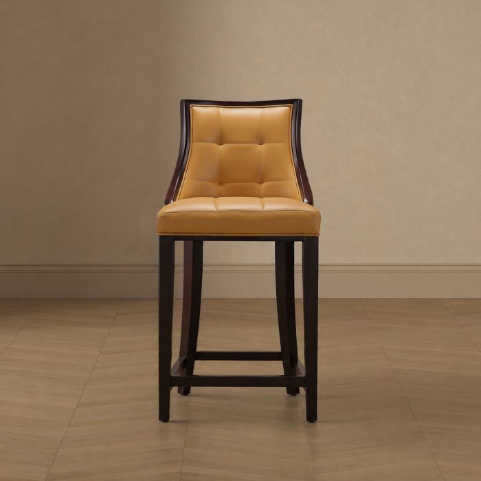 Fifth Avenue Wood Upholstered Counter Stool
