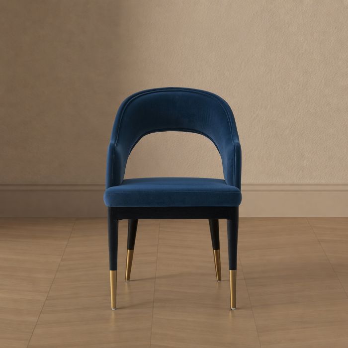 Carrington Upholstered Velvet Armchair