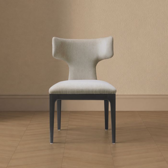 Eloria Wood Chenille Side Chair - Set of 2