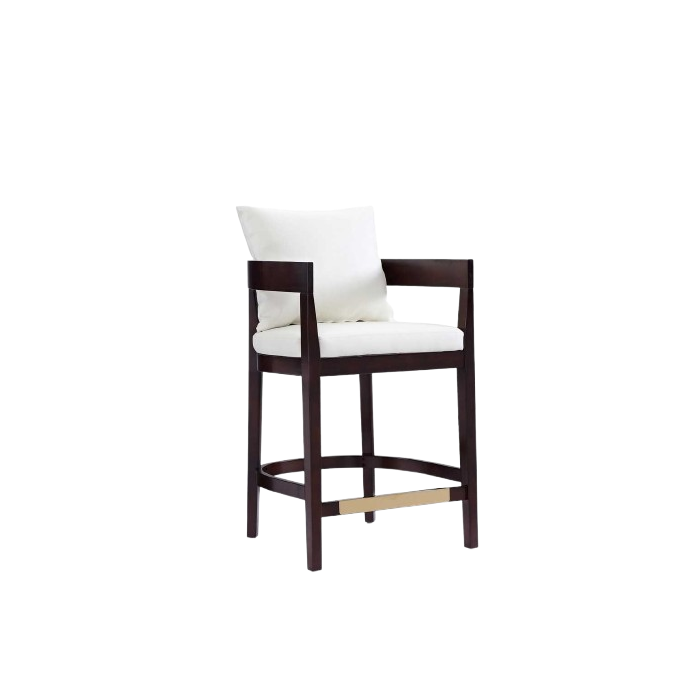 Ritz Wood Upholstered Counter Stool