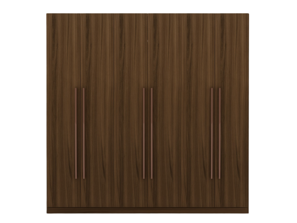 Gramercy 82" Wardrobe Closet in Chestnut Brown