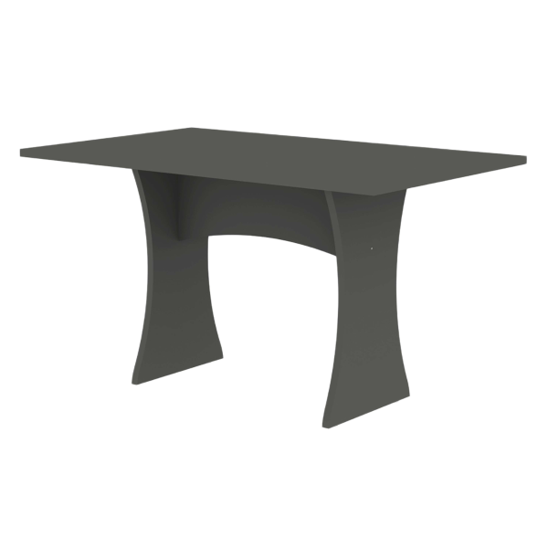 Coney 53" Dining Table in Charcoal Grey