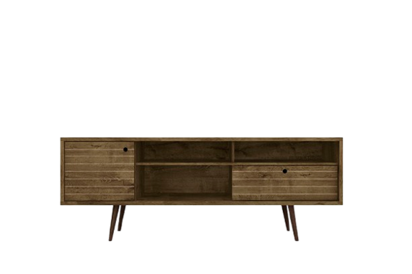Liberty 71" TV Stand in Rustic Brown