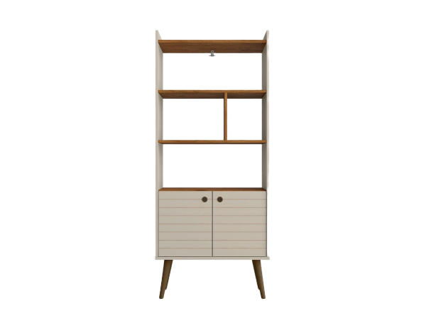 Bogart 27" Bookcase Cabinet in Ivory