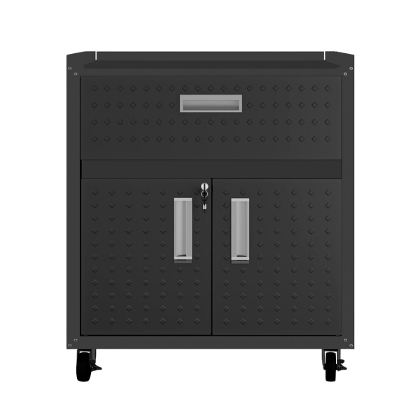 Fortress 30" Garage Rolling Cabinet in Charcoal Grey