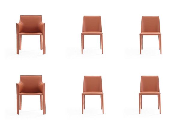 Paris Clay Dining Chairs (Set of 6)