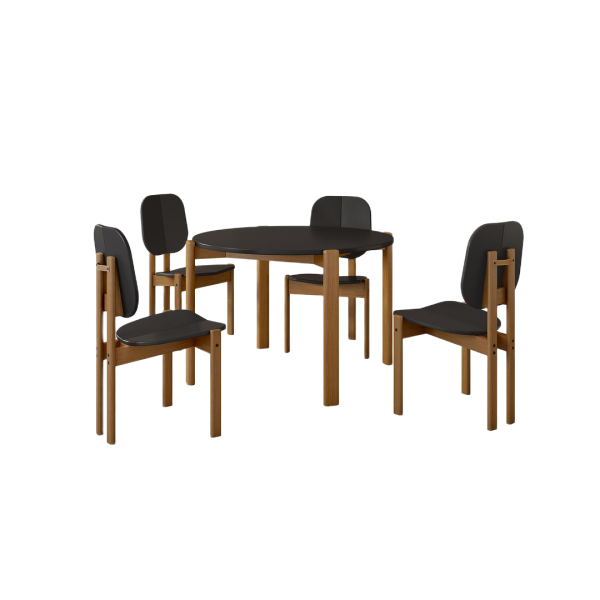 Gales 13-Piece Dining Set in Black