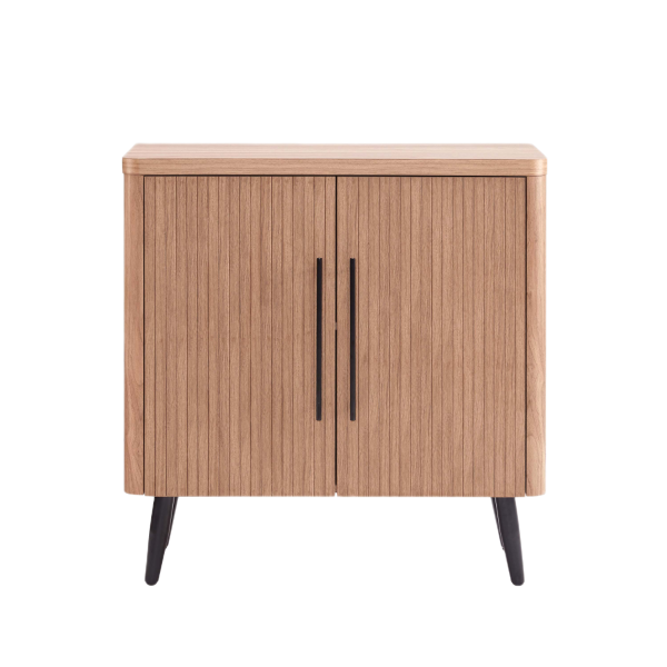 Jodie 31" Fluted Accent Cabinet in Maple