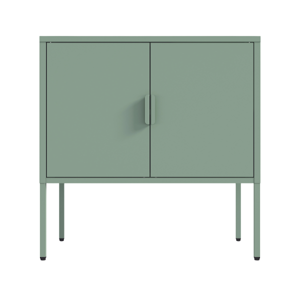 Ava 24" Metal Accent Cabinet in Sage Green