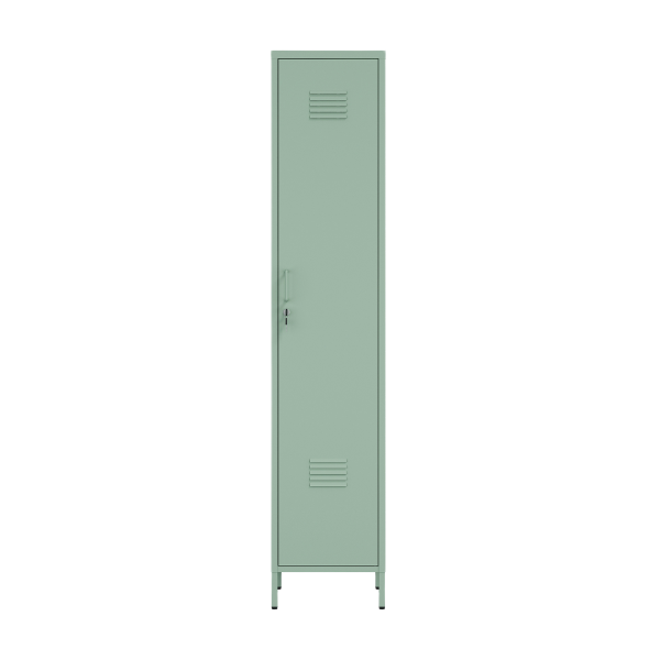 Naomi 15" Metal Storage Cabinet in Sage Green