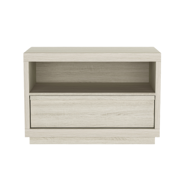 Navis 32" Nightstand in Whitewashed Oak (1-Drawer)