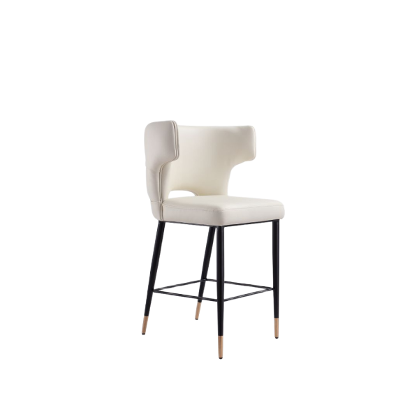 Holguin  Counter Stool in Cream
