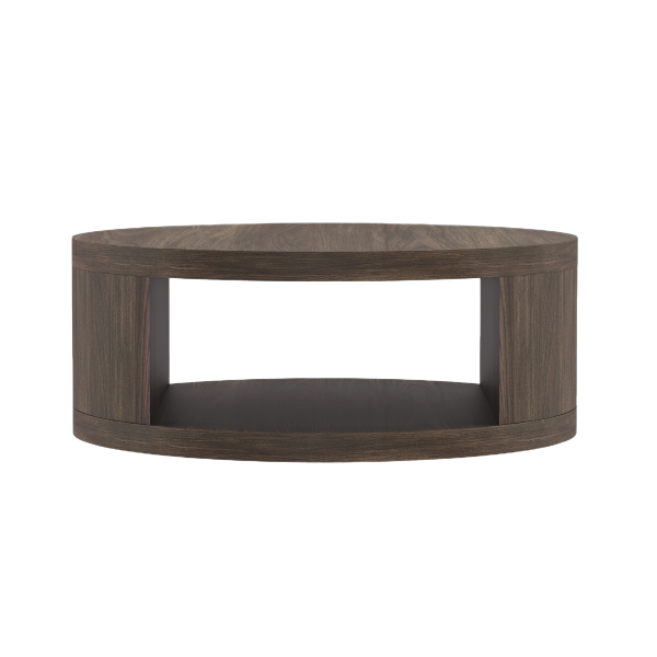 Alure 36" Round Coffee Table in Walnut