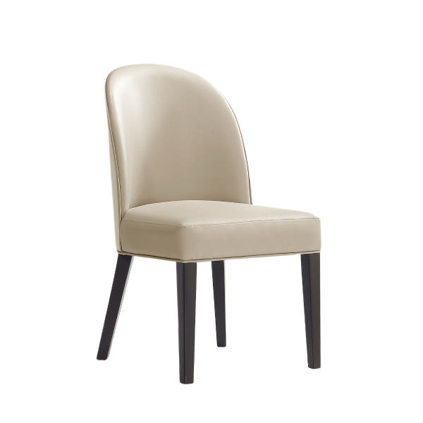 Hillman Wood Upholstered Dining Chair in Sand - Set of 2