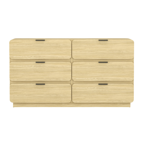 Chrystie 60" Dresser in Natural (6-Drawer)
