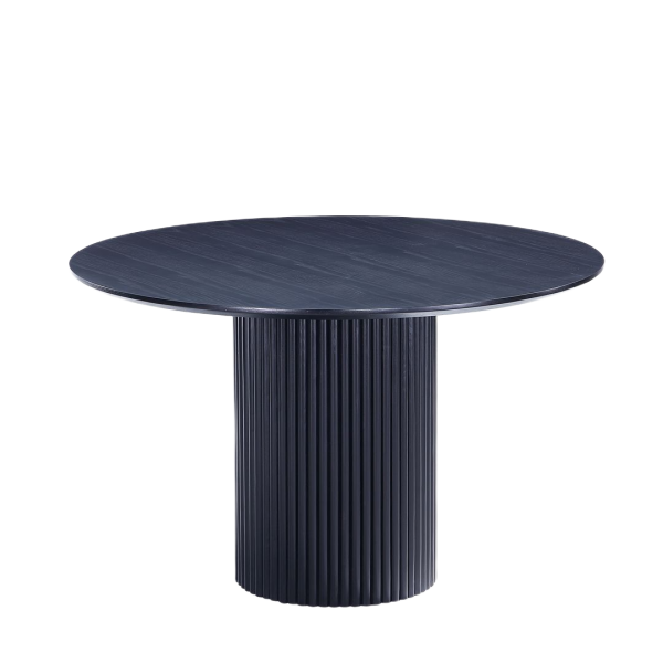Hathaway 47" Round Dining Table in Black
