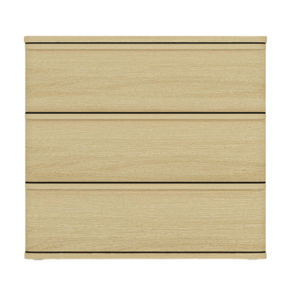 Molly 26" Nightstand in Natural Oak (3-Drawer)