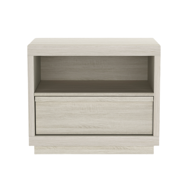 Navis 26" Nightstand in Whitewashed Oak (1-Drawer)