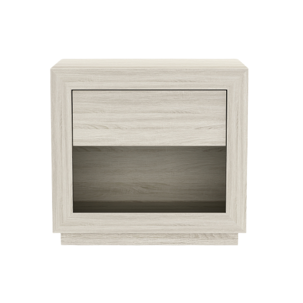 Soren 26" Nightstand in Whitewashed Oak (1-Drawer)