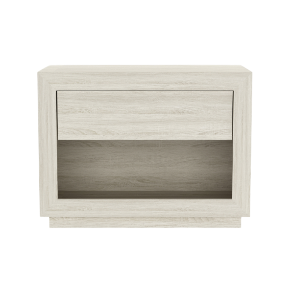 Soren 32" Nightstand in Whitewashed Oak (1-Drawer)