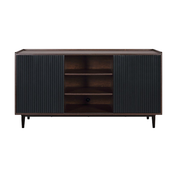 Duane 59" Fluted Sideboard in Black