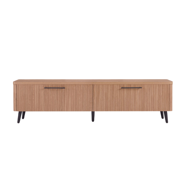 Jodie 69" Fluted TV Stand in Maple
