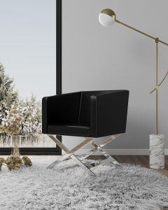Hollywood Vegan Leather Armchair