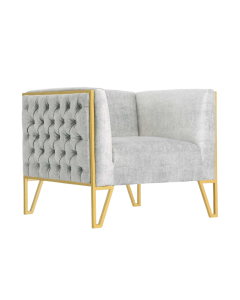 Vector Velvet Armchair