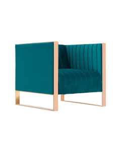 Trillium Velvet Armchair