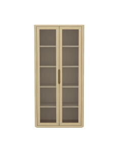 Rivington Tall Glass Door Display Cabinet