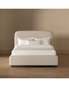 Flair Rounded Upholstered Full Bed