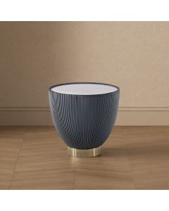 Anderson Sintered Stone Top Upholstered End Table
