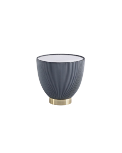 Anderson Sintered Stone Top Upholstered End Table
