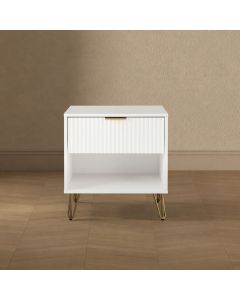Dumbo 20" Fluted Nightstand (1-Drawer)