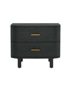 Solara 30" Solid Wood Nightstand (2-Drawer)