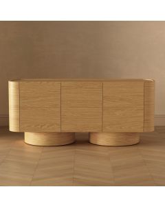 Solis 72" Solid Wood Sideboard (3-Door)